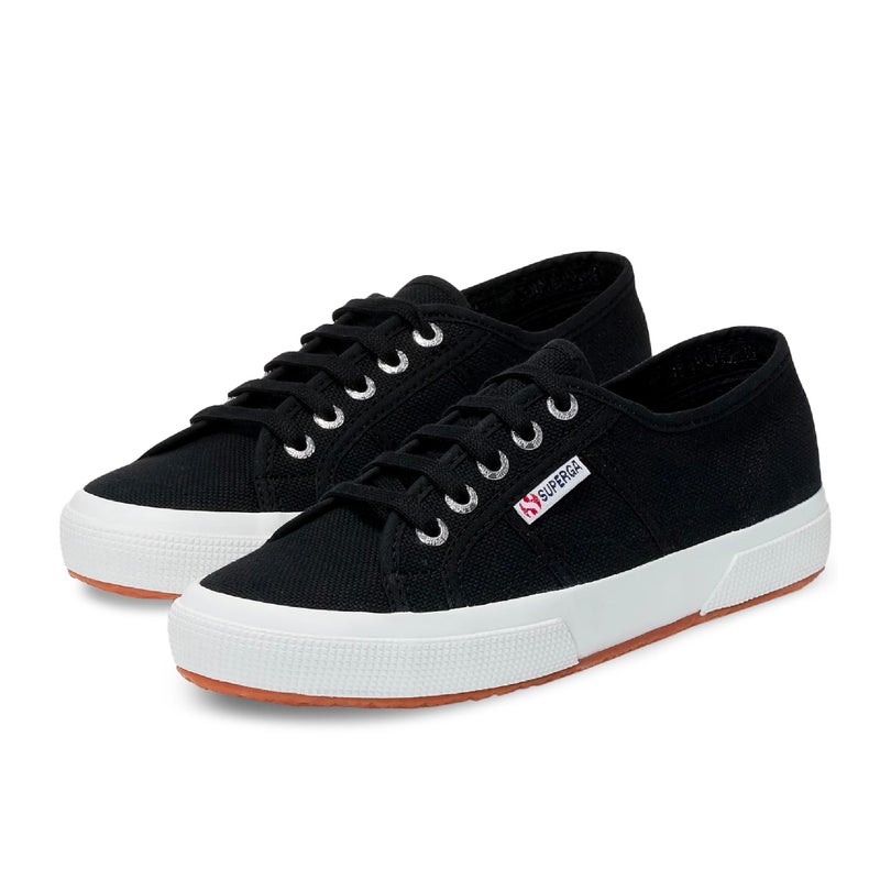 Superga 2750 COTU Classic Sneaker Black/Full White EU 38 (US Men's 6, Women's 7.5) Medium - Image 1